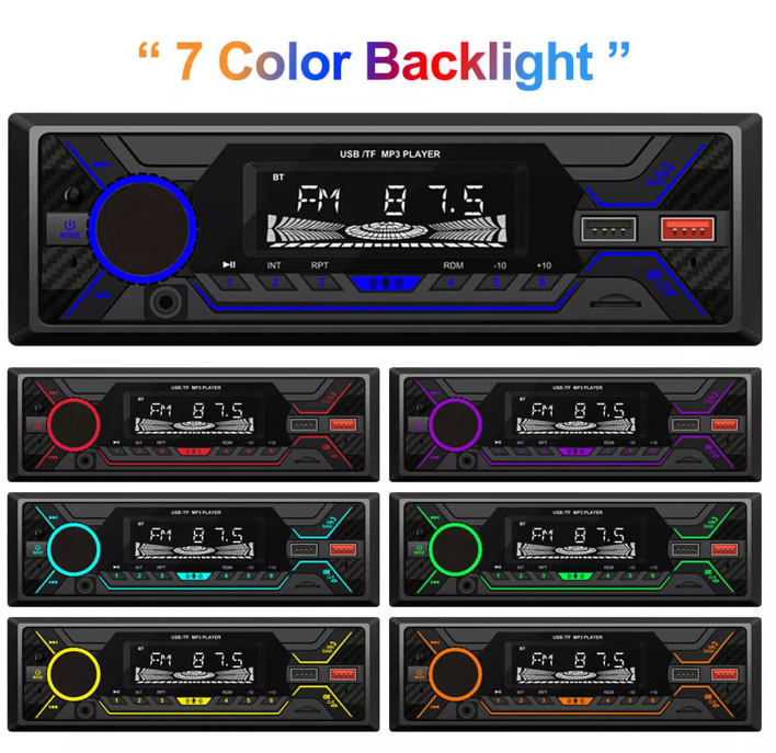Autoradio Bluetooth Freisprechen USB Aux SD Universal Din1 Norm