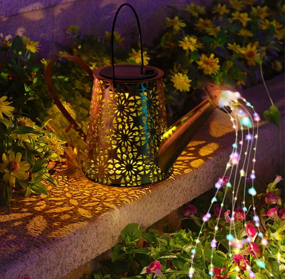 Solarleuchte Solarlampe Gießkanne