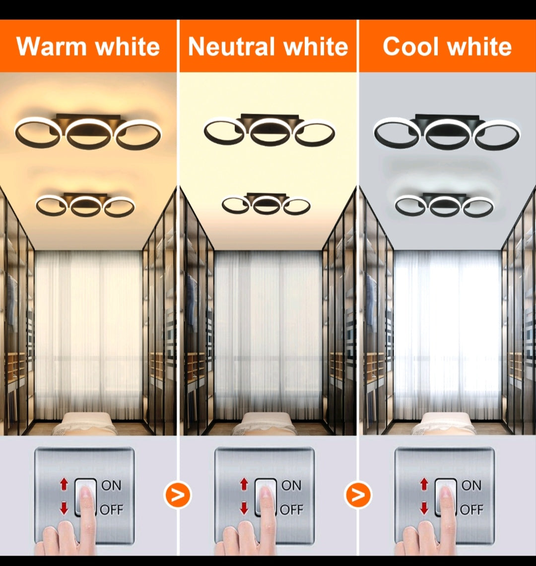 Led Deckenlampe Deckenleuchte 3 Farbig