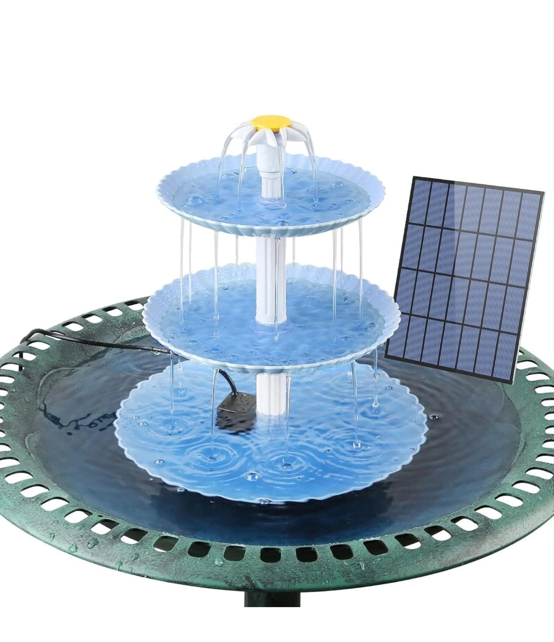 Gartenbrunnen Solarbrunnen Vogelbadbrunnen