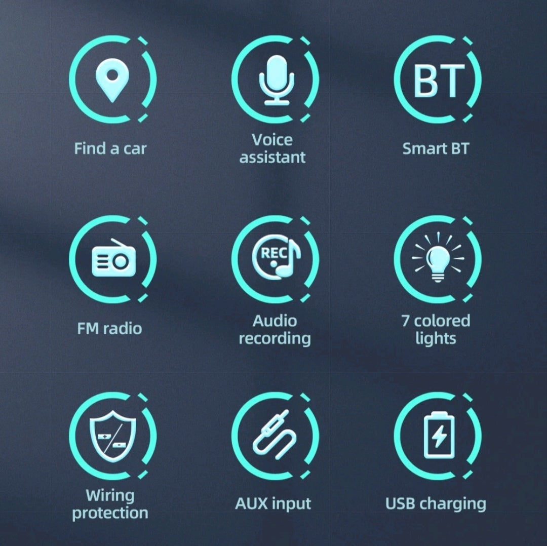 Autoradio Bluetooth Freisprechen Universal Din1 USB Aux SD