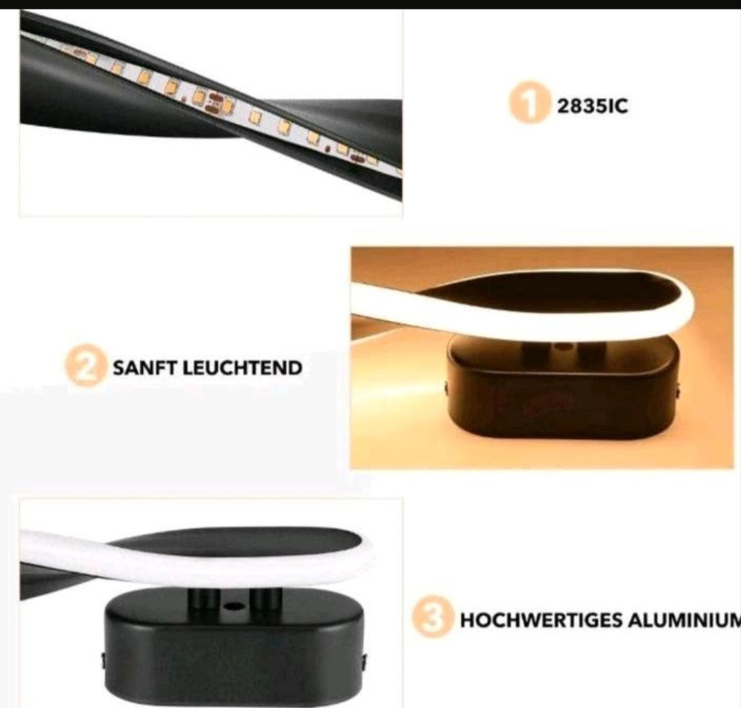LED Wandleuchten Wandlampen 2 Stück Helix