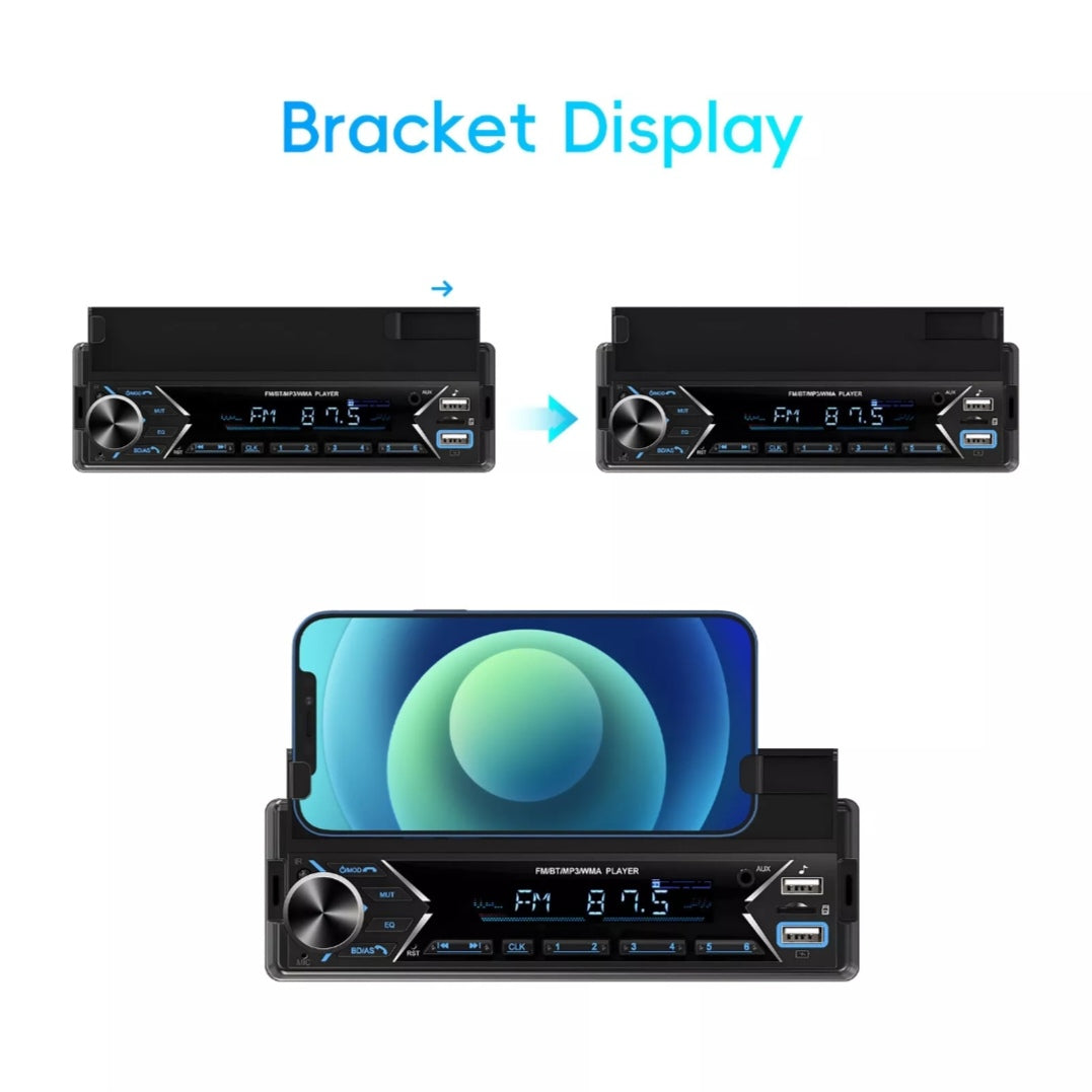 Autoradio Bluetooth Freisprechen Handyhalter USB DIN 1 Norm
