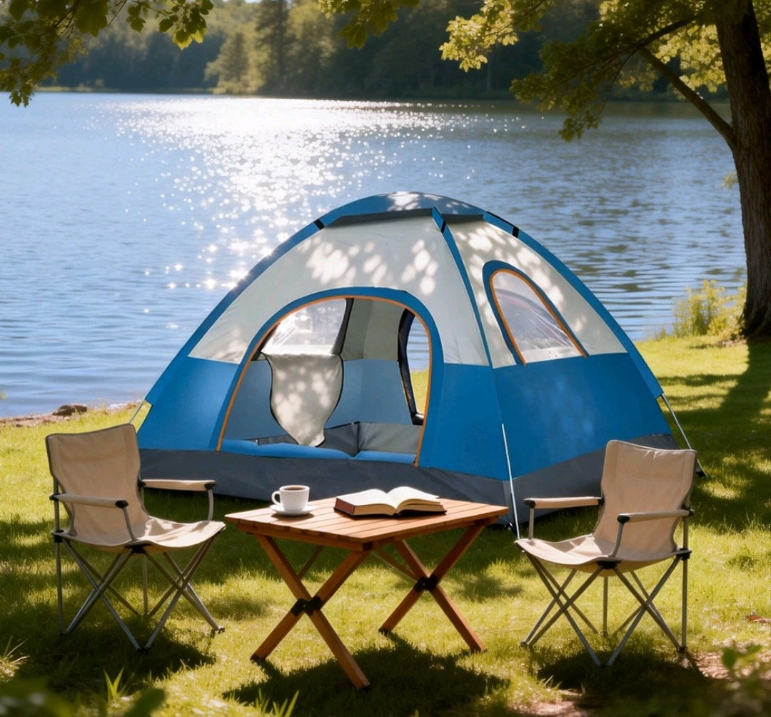 Campingzelt Pop Up Zelt Wurfzelt Wasserfest 3-4 Personen