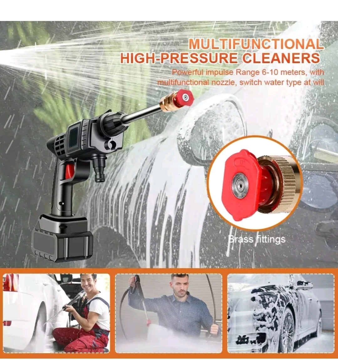 Akku Hochdruckreinger Druckreiniger mit 2 Akkus