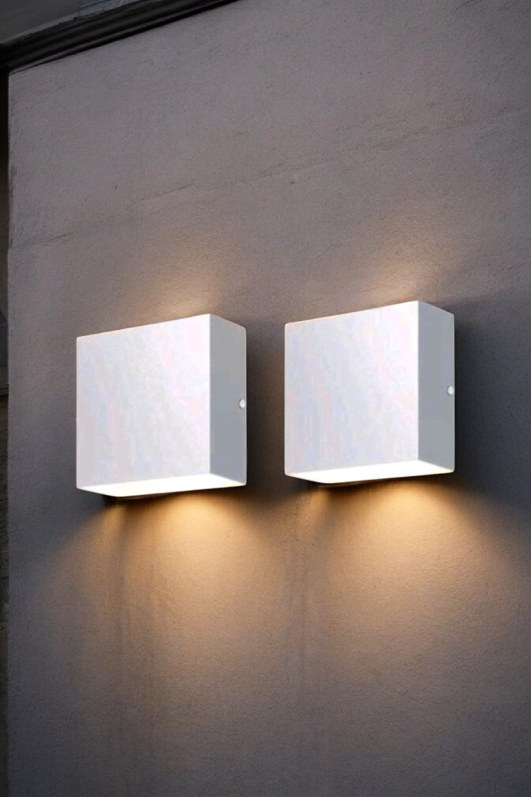 LED Wandleuchten Wandlampen innen 2 Stück Warmweiss