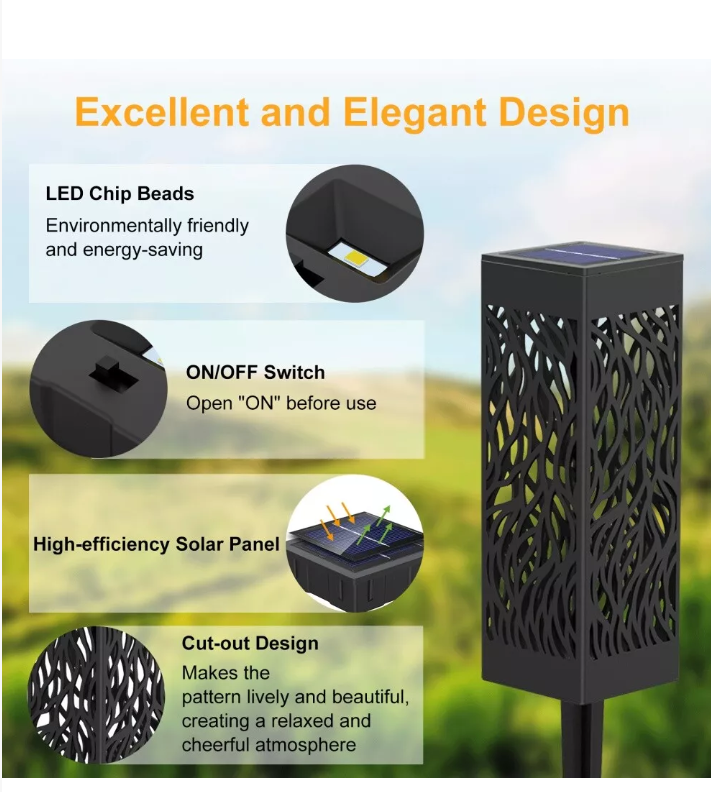 Solarleuchten Solarlampen 8 Stück