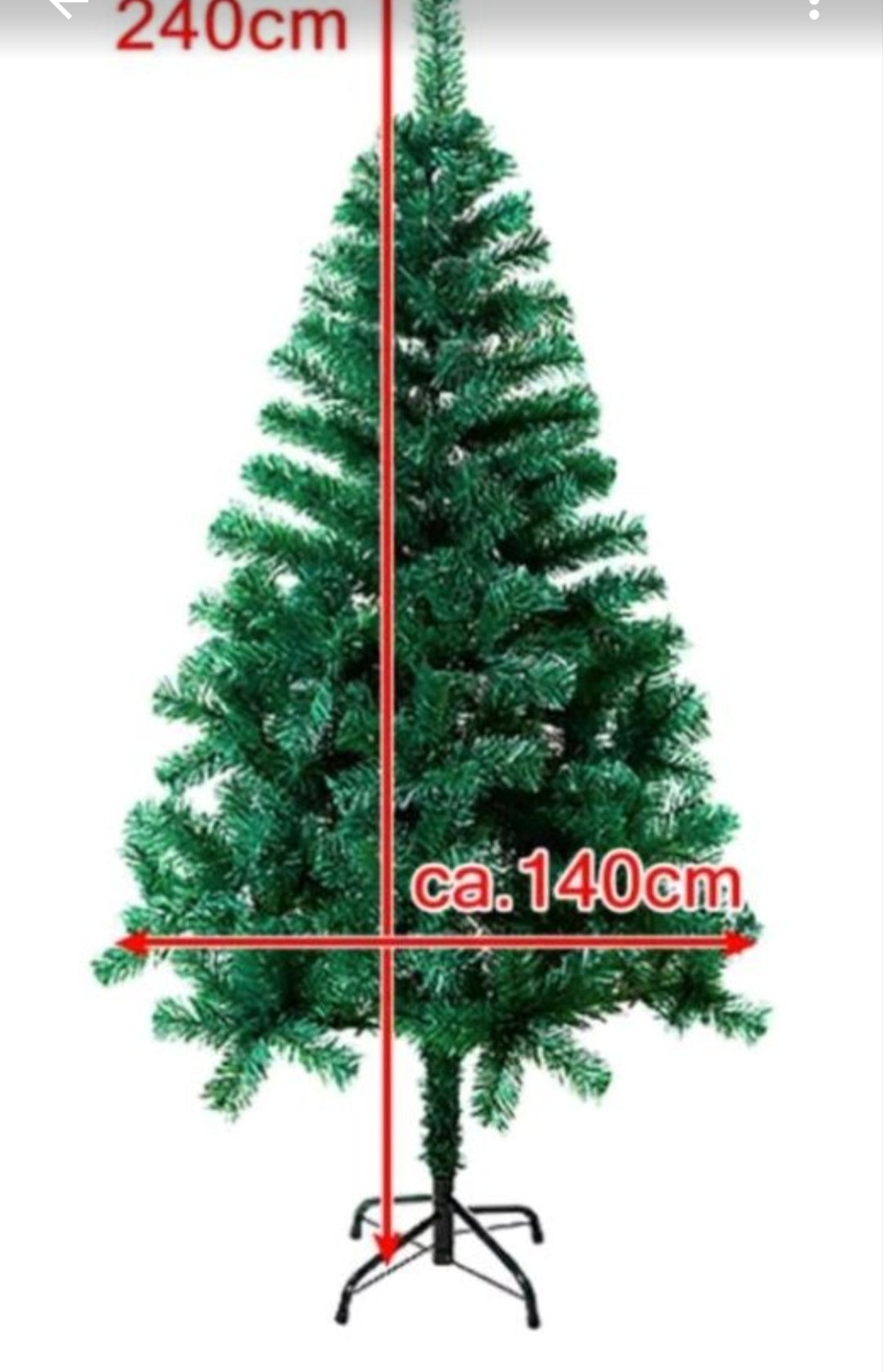Weihnachtsbaum Tannenbaum 240cm Künstlich
