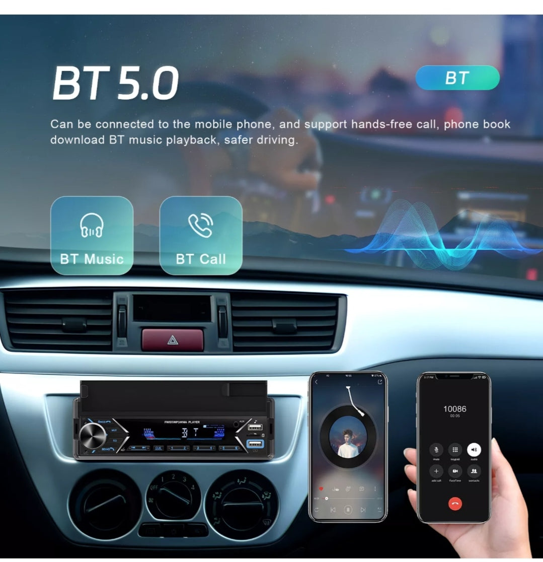 Autoradio Bluetooth Freisprechen Handyhalter USB DIN 1 Norm