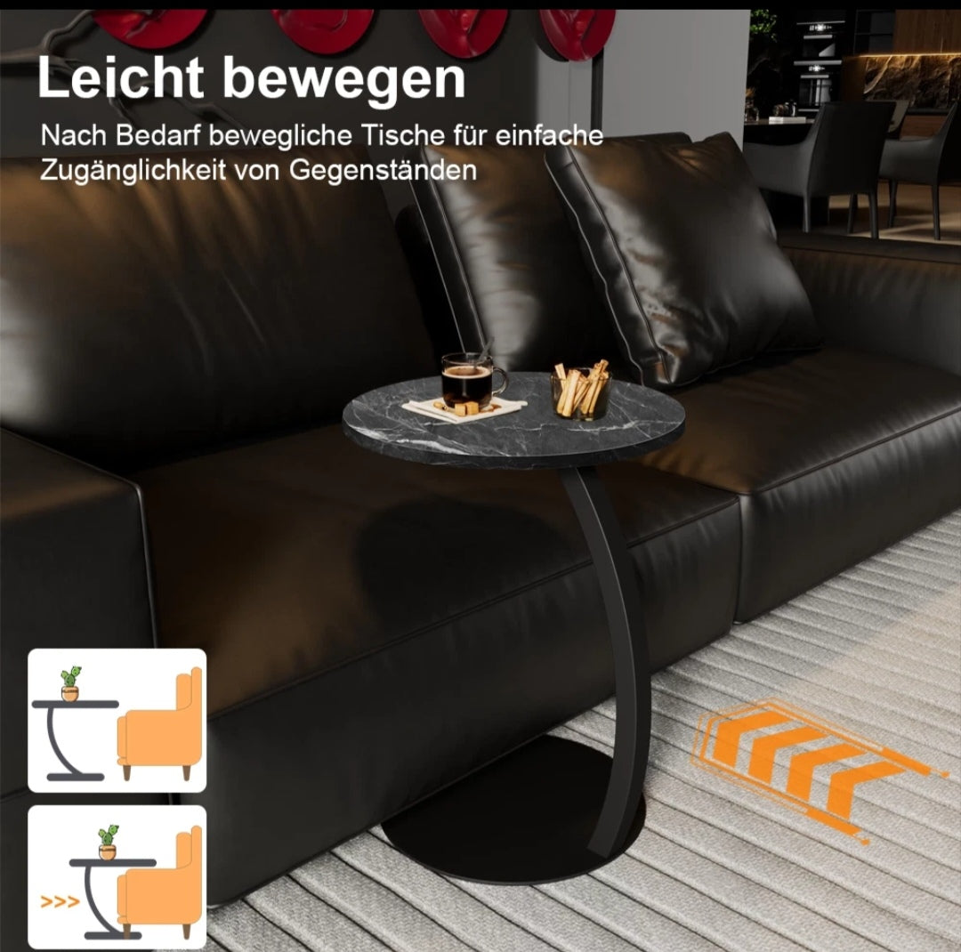 Couchtisch Beistelltisch Marmor-Optik