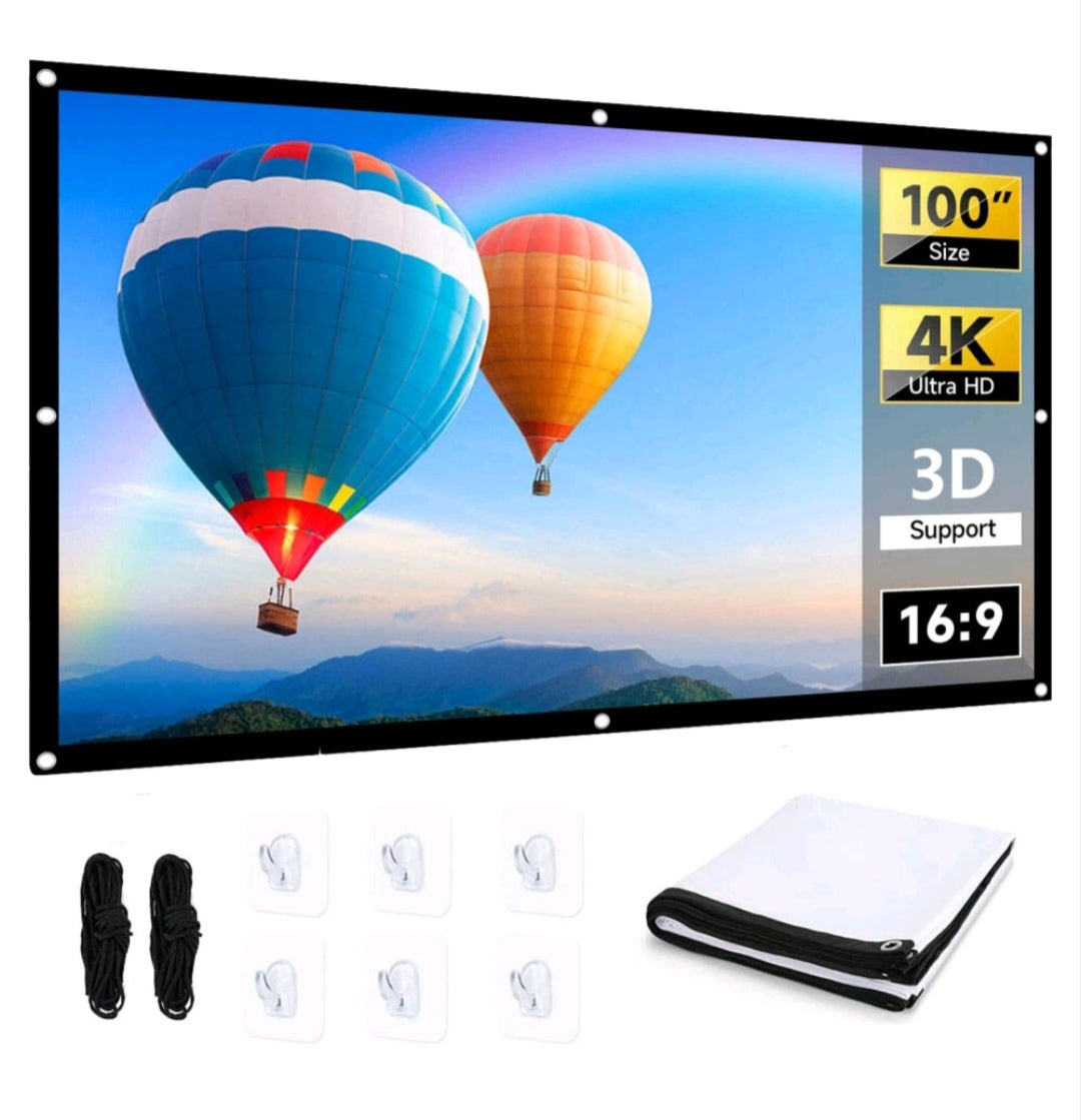 Beamer Leinwand 100 Zoll Projektor Leinwand