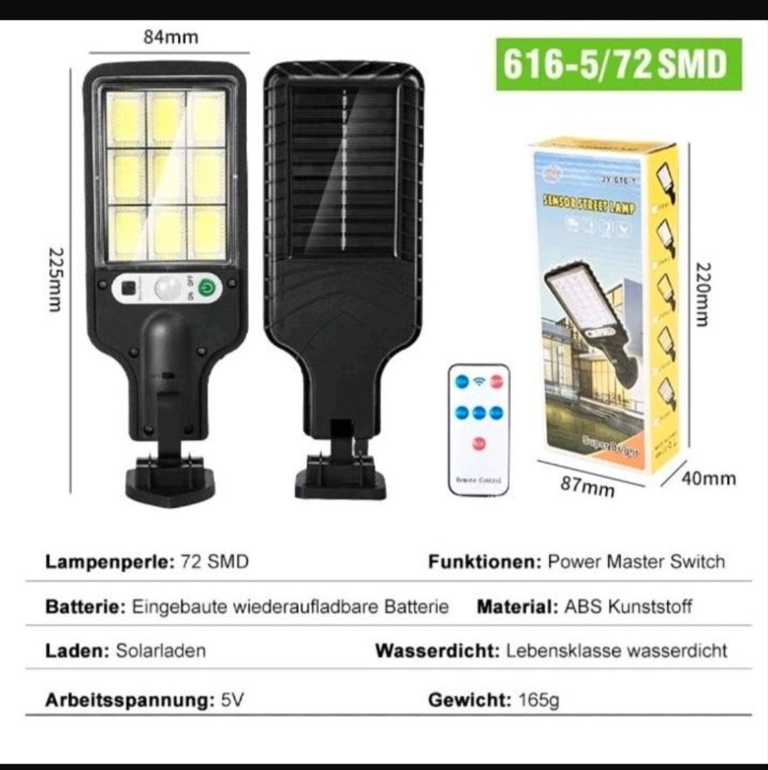 Solar Fluter Flutlicht Flutstrahler Bewegungsmelder 4Stk