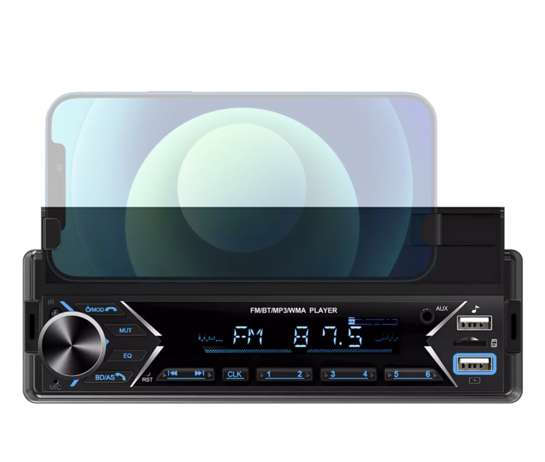 Autoradio Bluetooth Freisprechen Handyhalter USB DIN 1 Norm