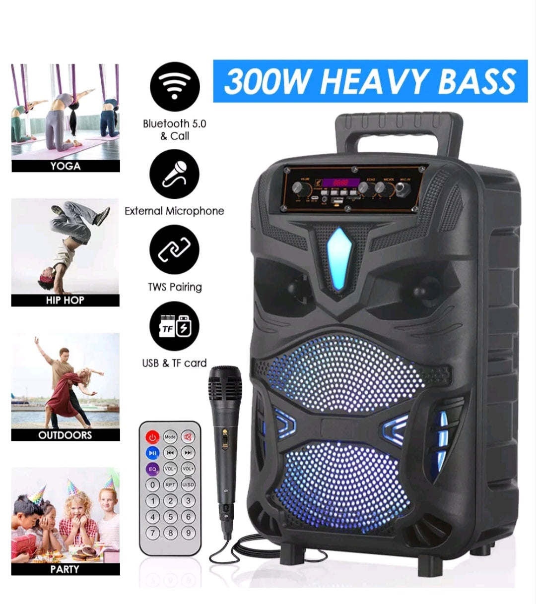 Bluetooth Lautsprecher Partybox mit Mikro 300Watt