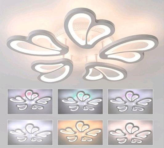 LED Deckenlampe Deckenleuchte Dimmbar Rgb Flower