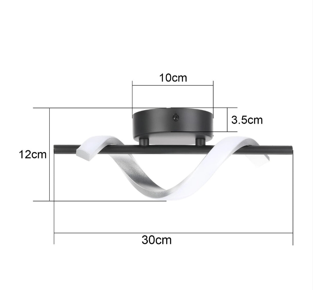 LED Wandleuchten Wandlampen innen 2 Stück Modern