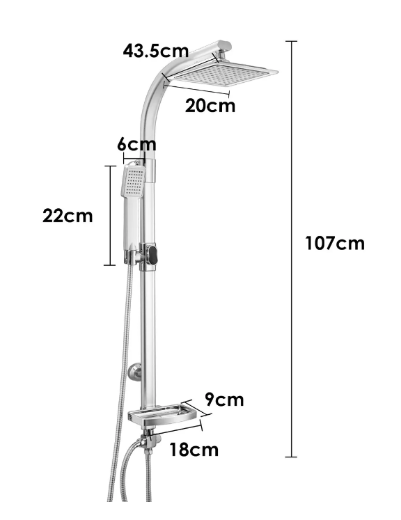 Regenduschsystem Regendusche Duschgarnitur