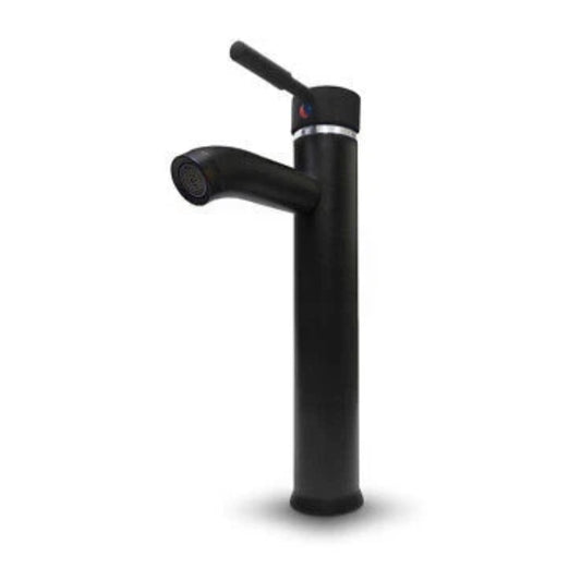 Bad Waschbecken Wasserhahn Armatur Edelstahl Schwarz Hoch