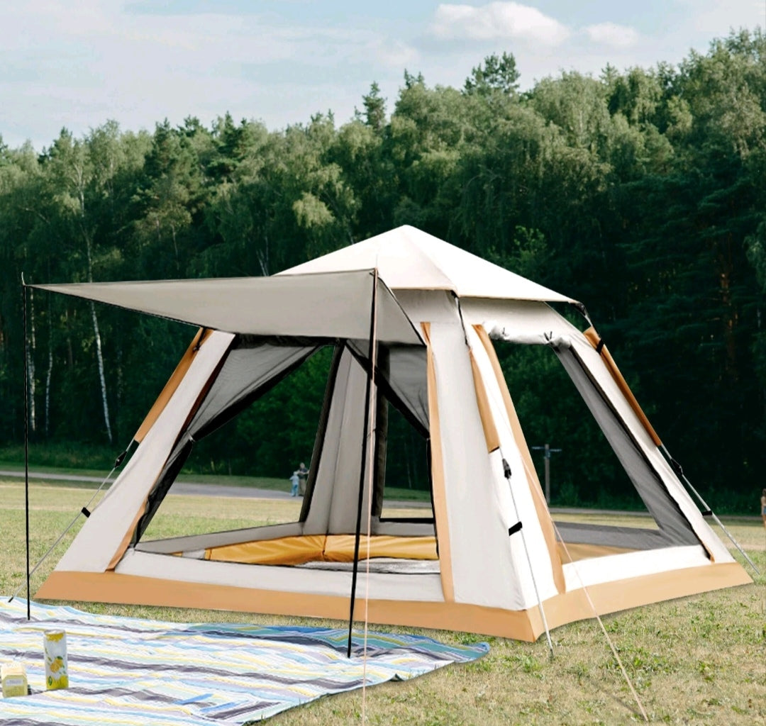 Campingzelt Pop Up Zelt Wurfzelt Wasserfest 3-4 Personen