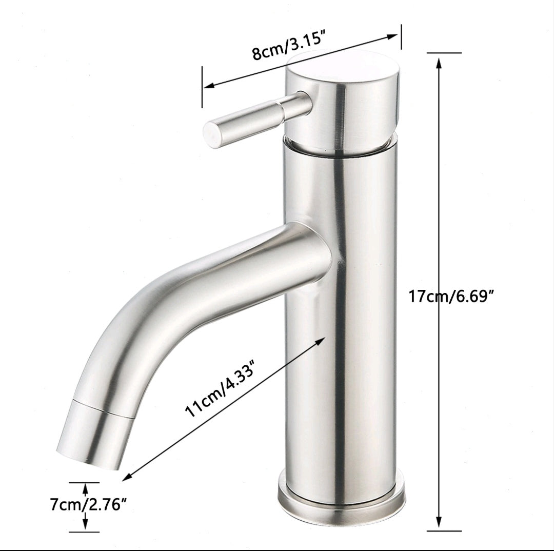 Bad Waschbecken Wasserhahn Armatur Edelstahl