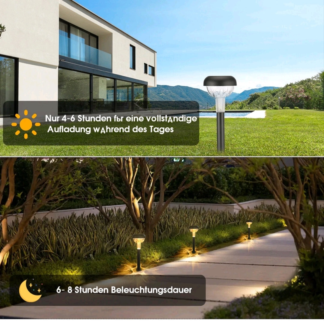 Solarleuchten Solarlampen 6 Stück
