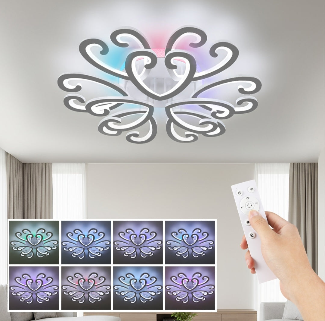 LED Deckenlampe Deckenleuchte Rgb Dimmbar Backlight Groß Modern