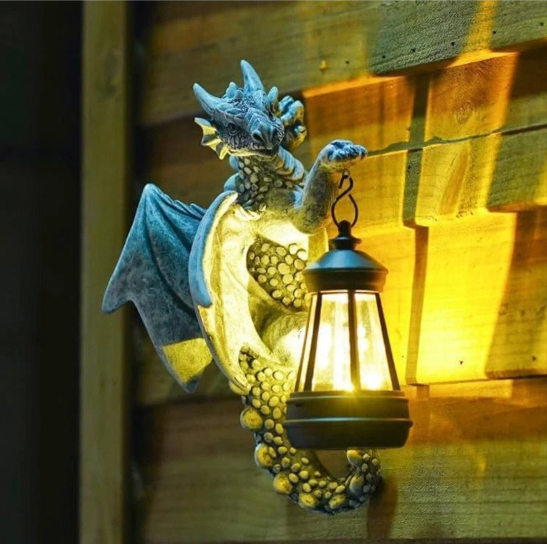 Solarleuchte Drachen Solarlampe