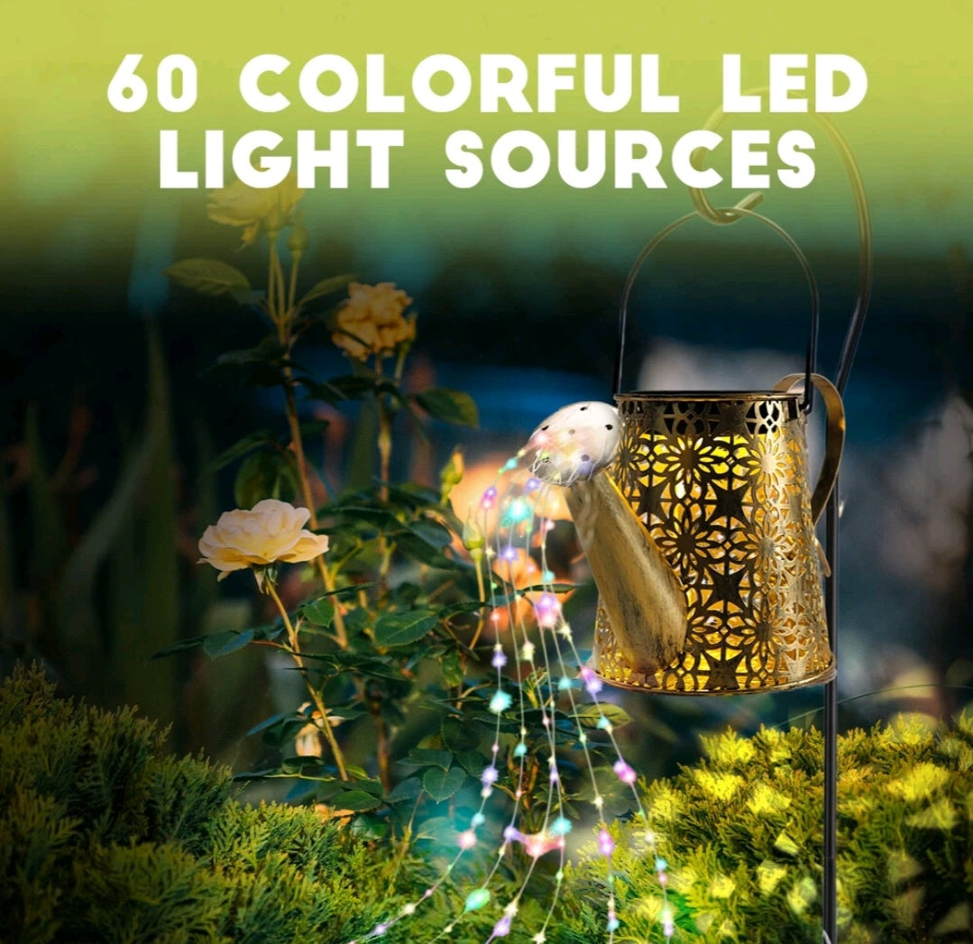 Solarleuchte Solarlampe Gießkanne