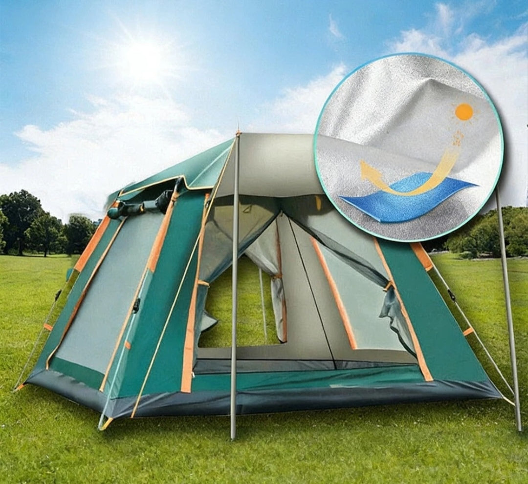 Campingzelt Pop Up Zelt Wurfzelt Wasserfest 3-4 Personen