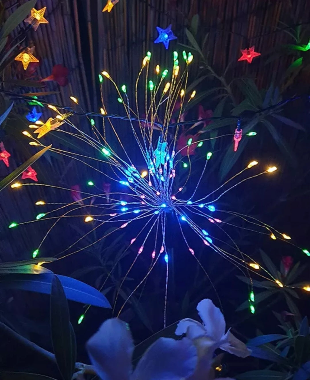 Solarlampen Solarleuchten Rgb 2 Stück