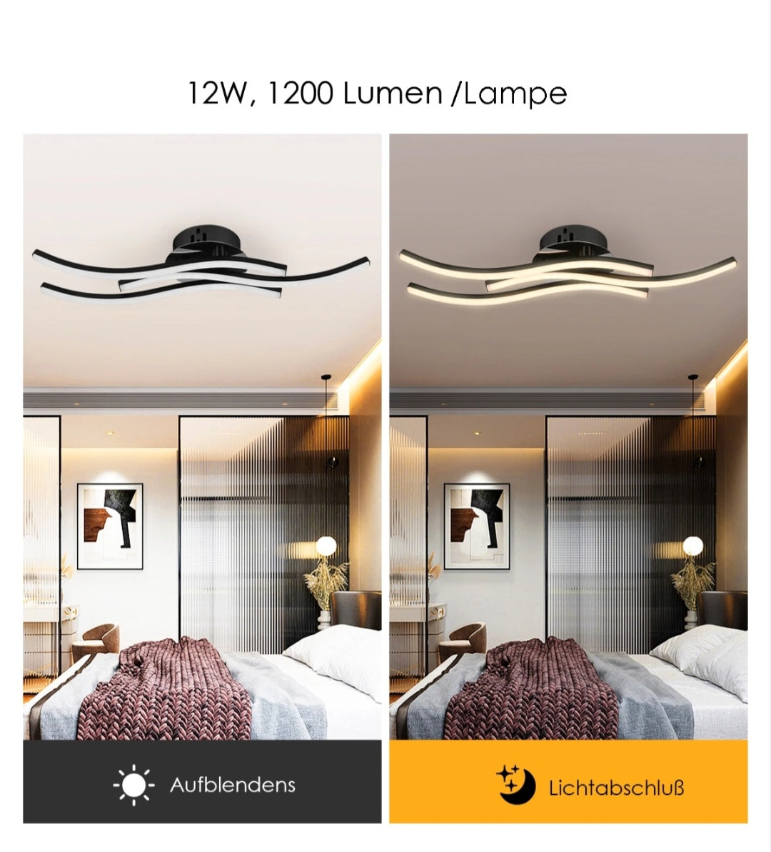 LED Deckenlampe Deckenleuchte Dimmbar Modern