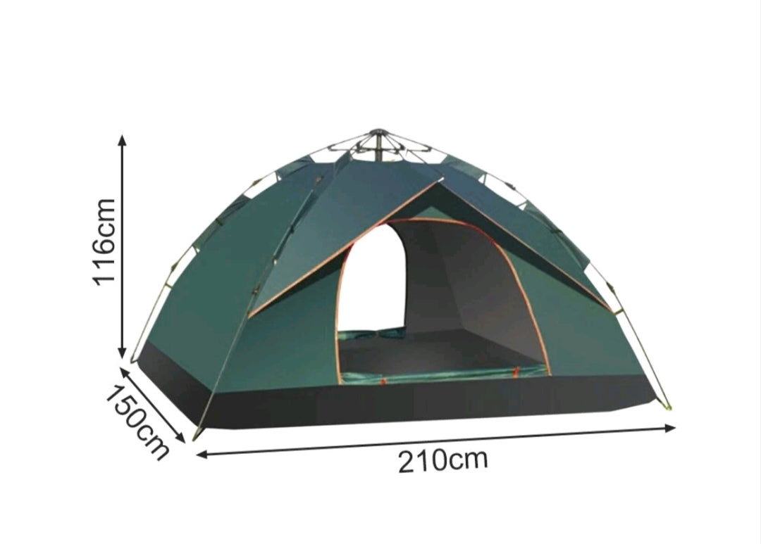 Campingzelt Pop Up Zelt Wurfzelt Wasserfest 2-3 Personen