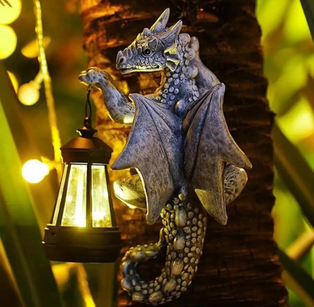 Solarleuchte Drachen Solarlampe