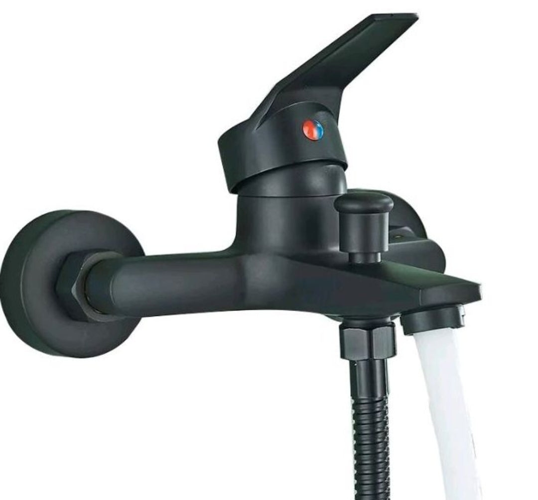 Badewannenarmartur Wannenarmartur Schwarz