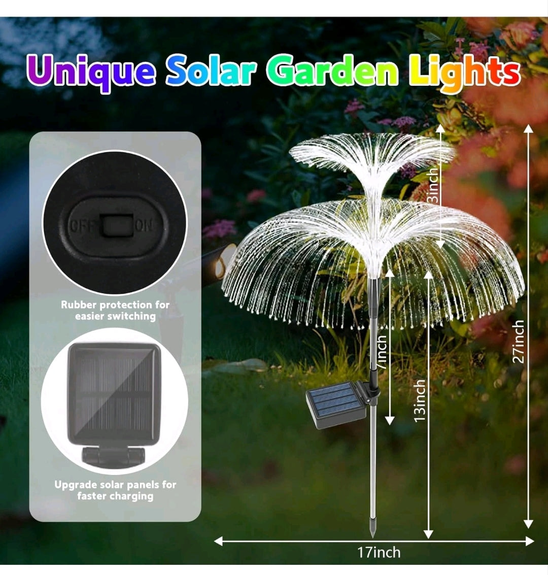 Solarleuchten Solarlampen 4 Stück Jellyfish Quale