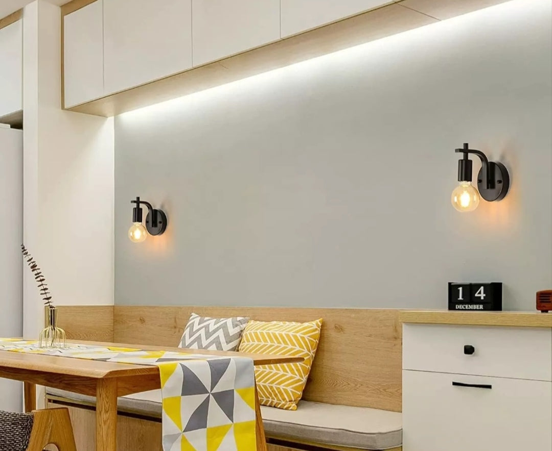 Wandleuchten Wandlampen 2 Stück Retro Design