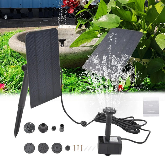 Solar Teichpumpe Brunnenpumpe Gartenpumpe 2.5Watt