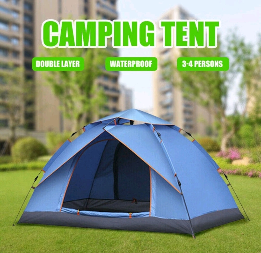 Campingzelt Pop Up Zelt Wurfzelt Wasserfest 3-4 Personen