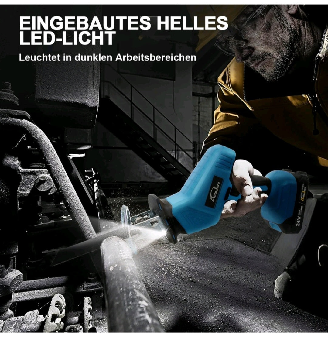 Akku Säbelsäge Elektrische Säge mit Zubehör