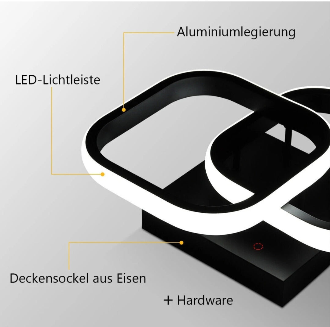 LED Deckenlampe Deckenleuchte 3 Farbig Modern