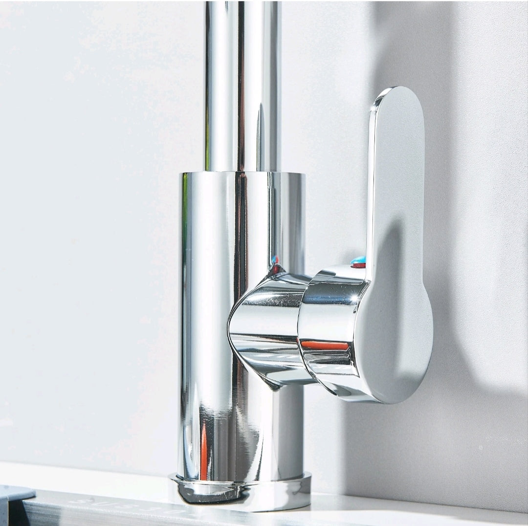 Wasserhahn Küchenarmartur Mischbatterie Chrome Design Brause