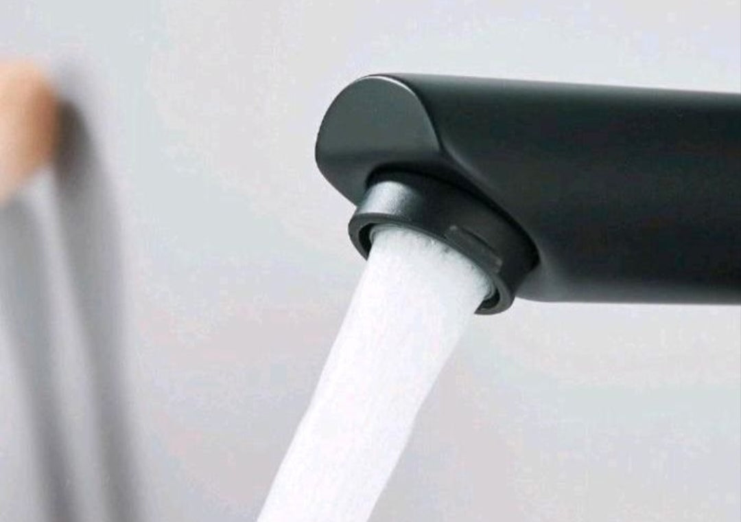 Bad Waschbecken Wasserhahn Armatur Edelstahl Schwarz