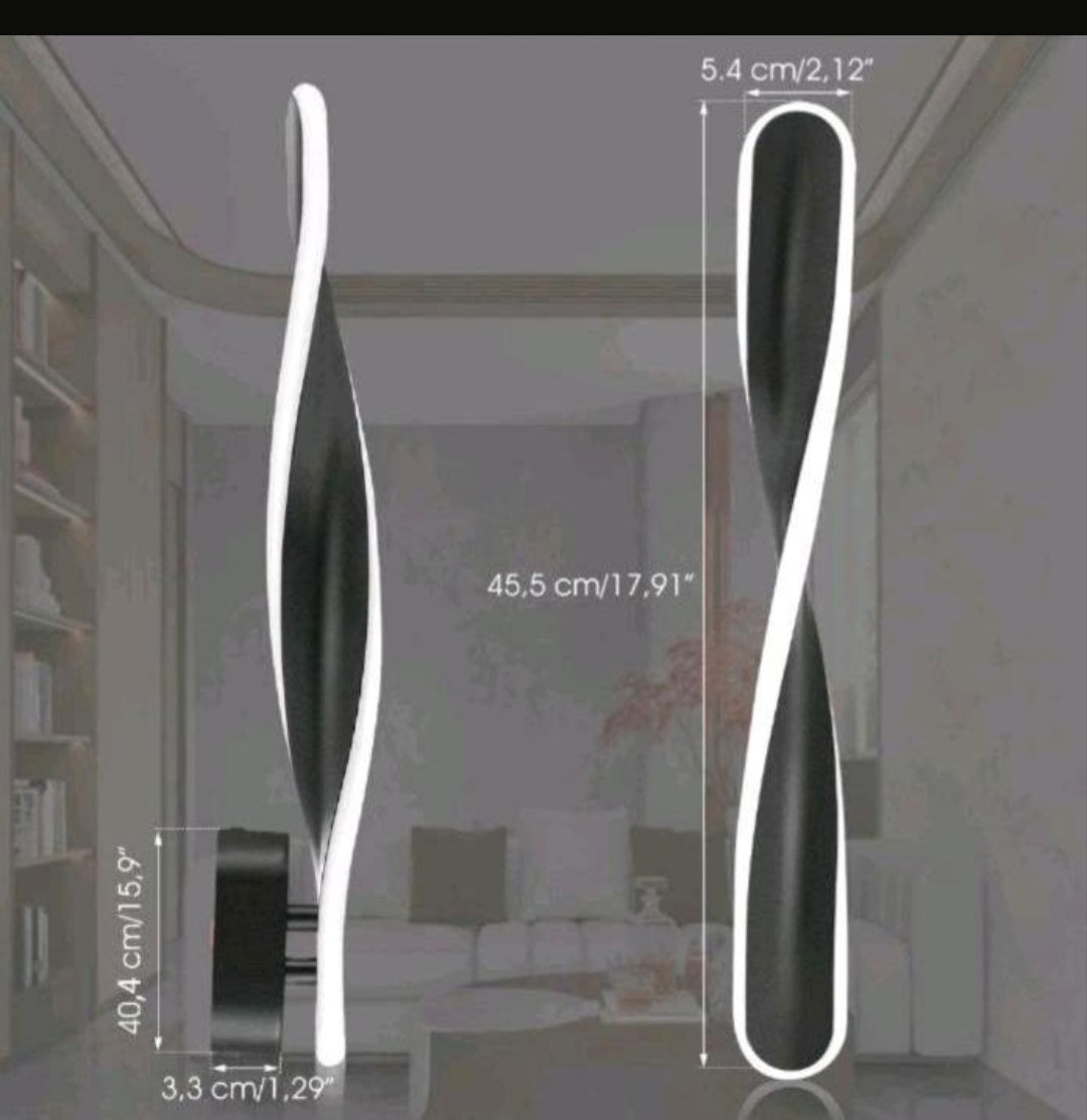 LED Wandleuchten Wandlampen 2 Stück Helix