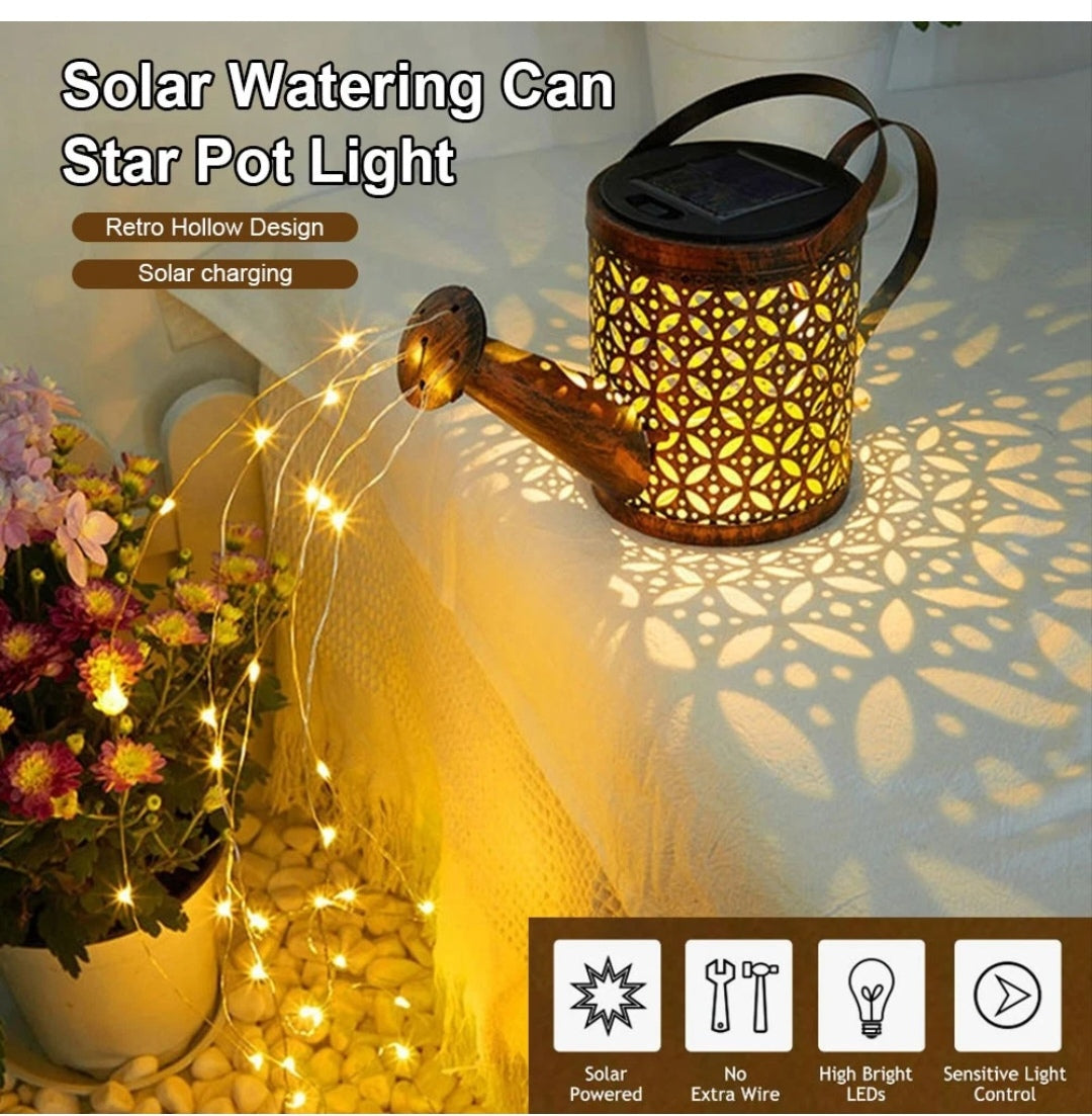 Solar Gießkanne Solarlampe Solarleuchte
