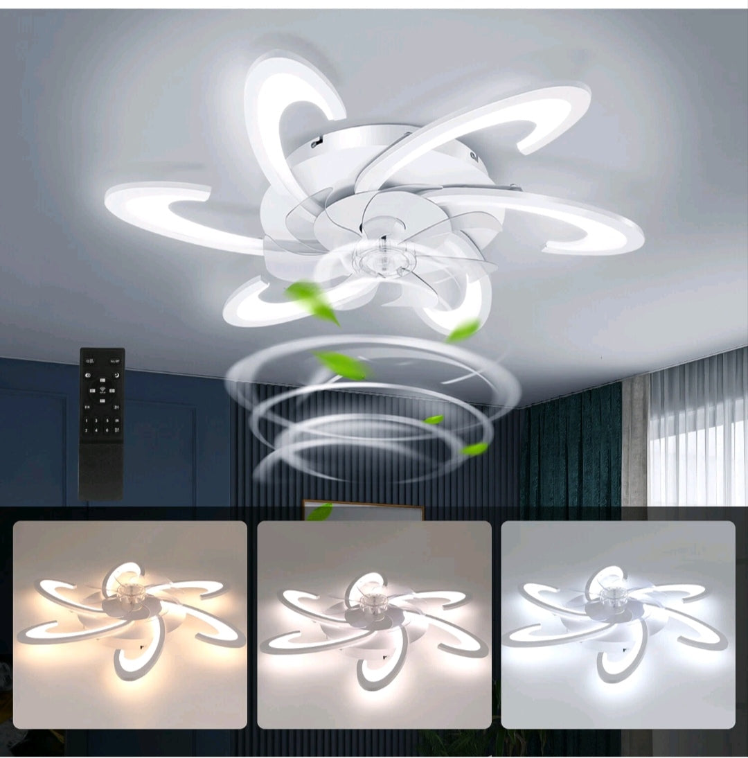 LED Deckenlampe Deckenleuchte mit Ventilator