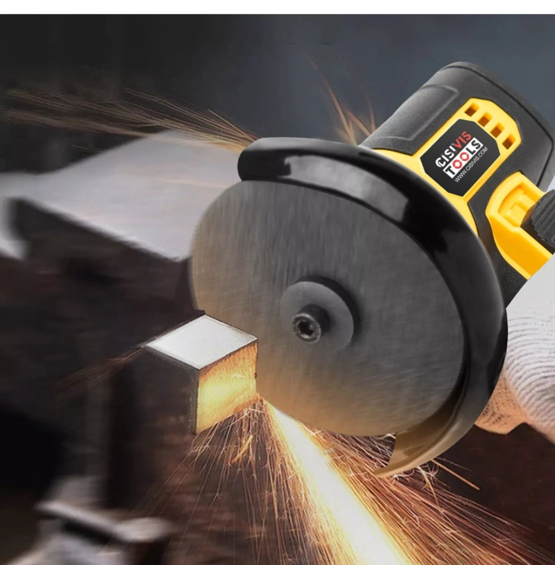 Akku Winkelschleifer Schleifmaschine Flex mit 2 Akkus