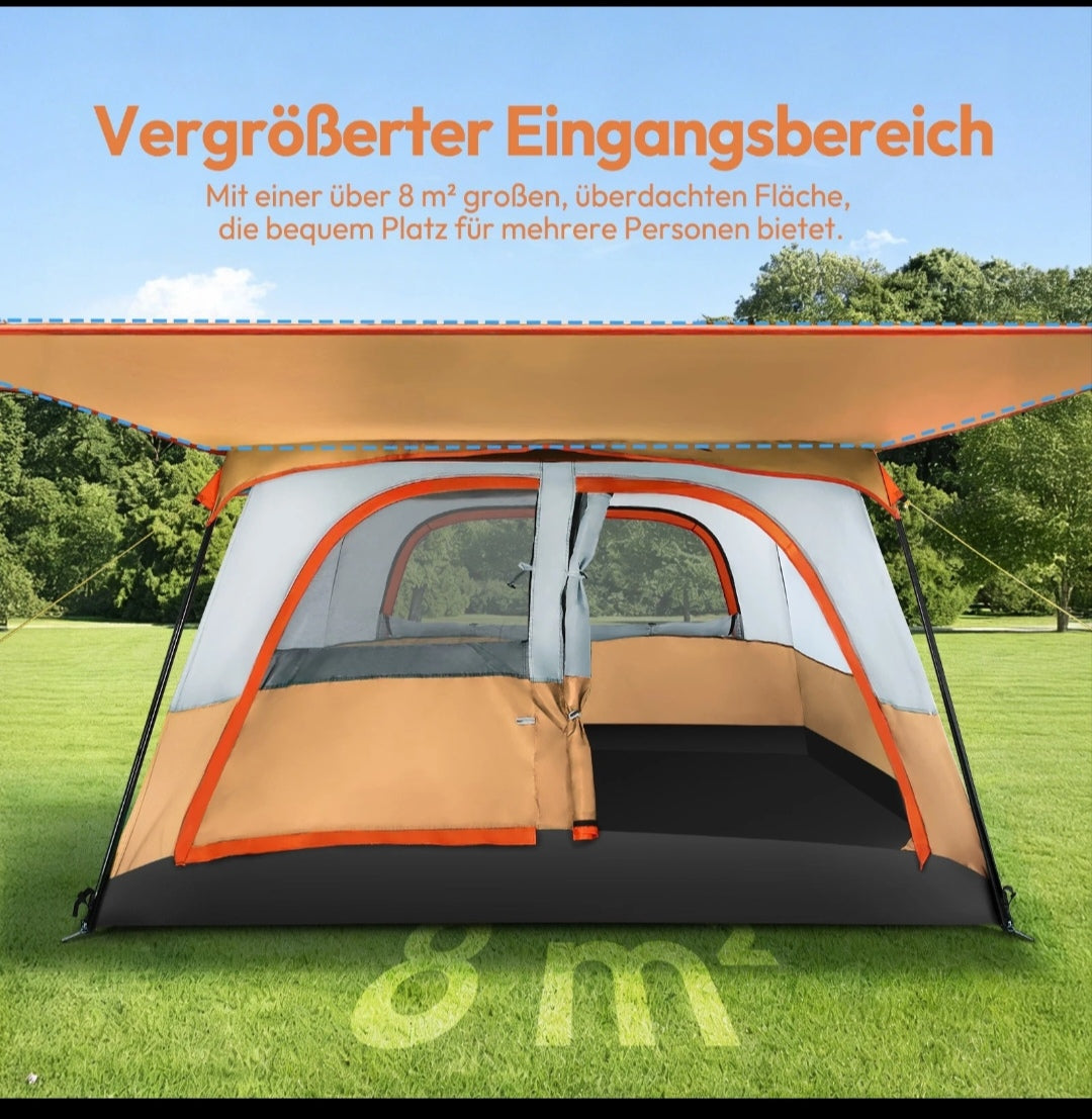 Campingzelt Pop Up Zelt Wurfzelt Familienzelt 4 Personen