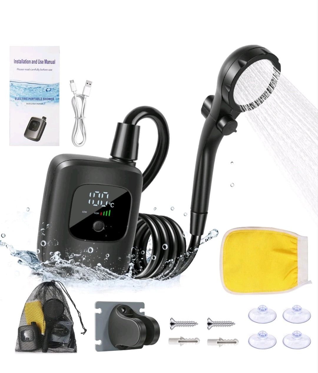Campingdusche Garten Dusche mit Akku