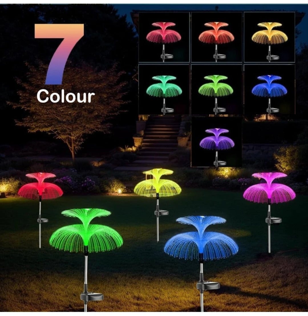 Solarleuchten Solarlampen 4 Stück Jellyfish Quale