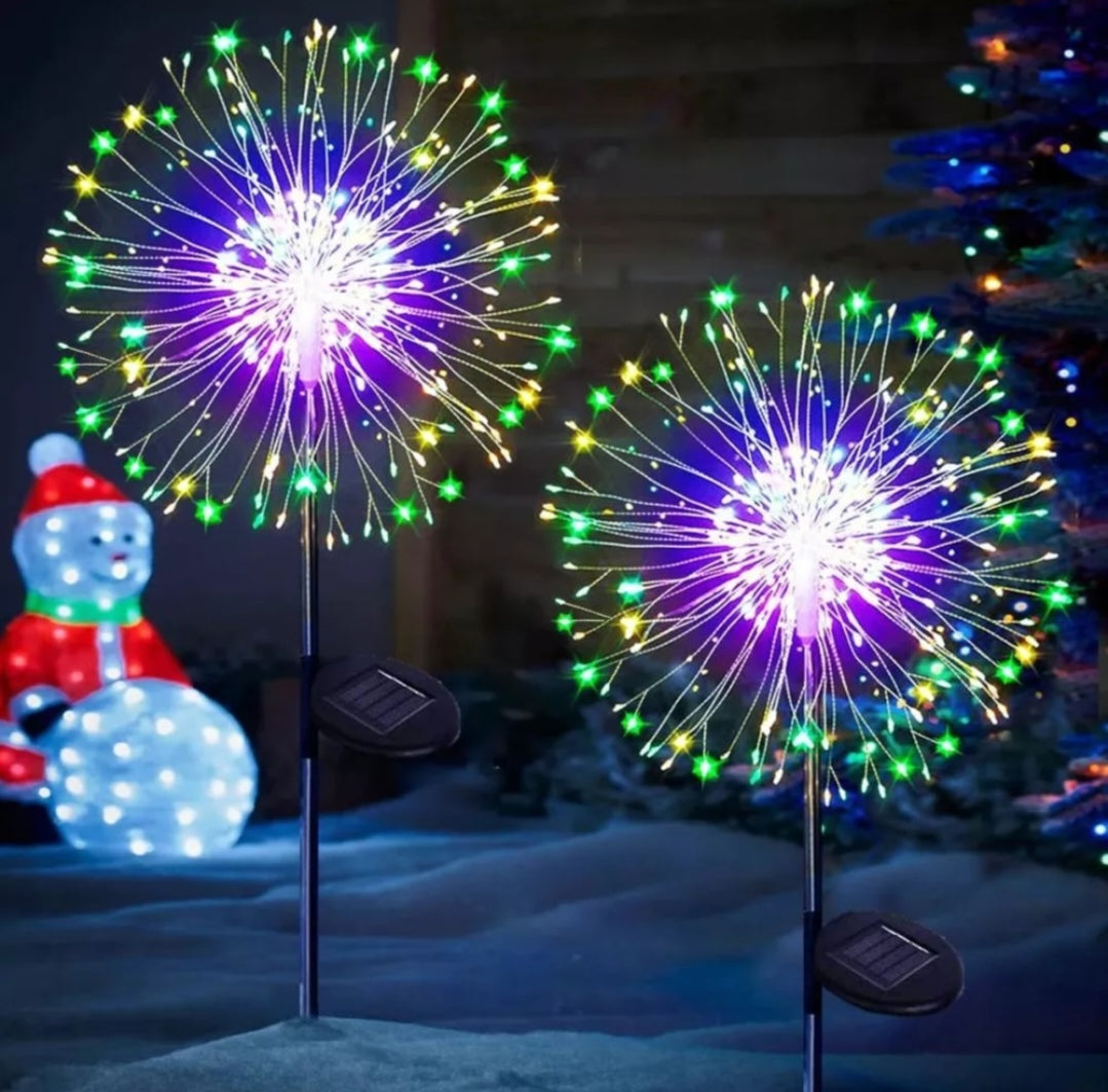 Solarlampen Solarleuchten Rgb 2 Stück